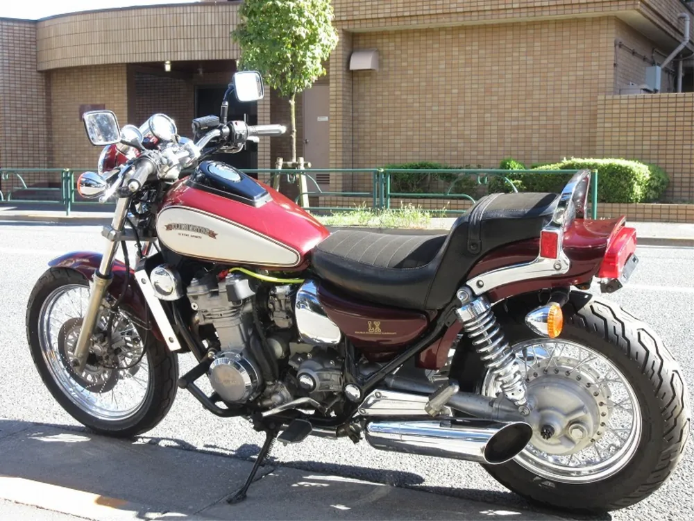 Kawasaki Eliminator 400 1988, dark red wine, фото 2