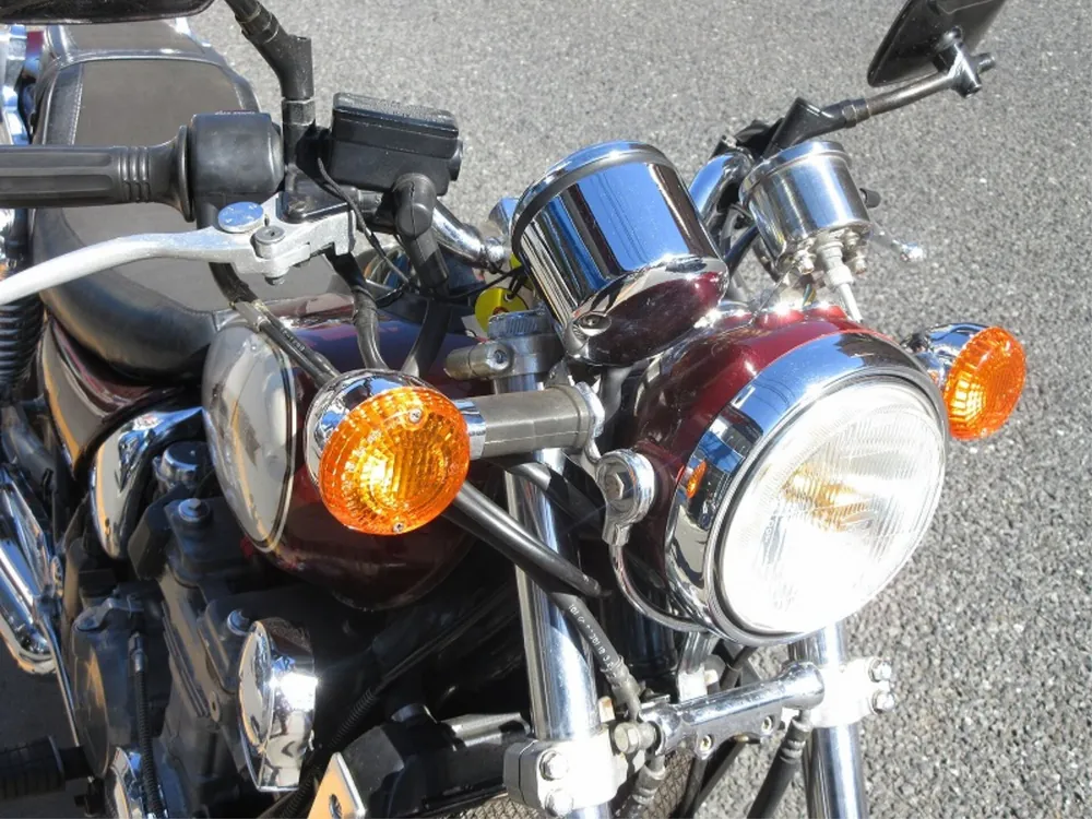 Kawasaki Eliminator 400 1988, dark red wine, фото 6