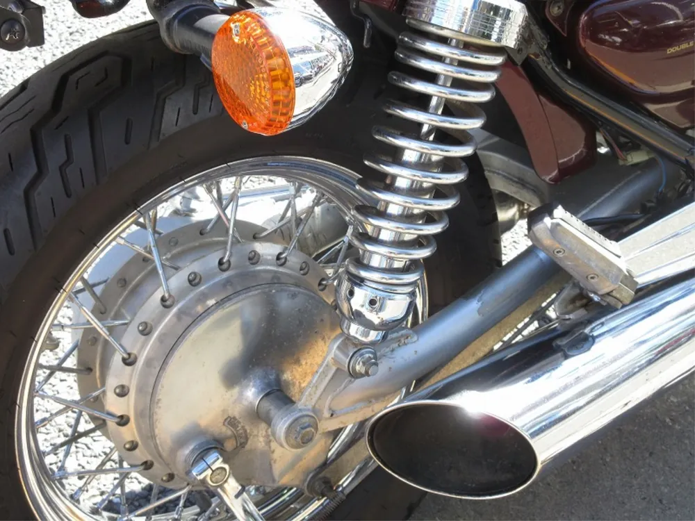 Kawasaki Eliminator 400 1988, dark red wine, фото 8