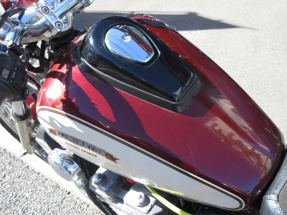 Kawasaki Eliminator 400 1988, dark red wine, фото 10