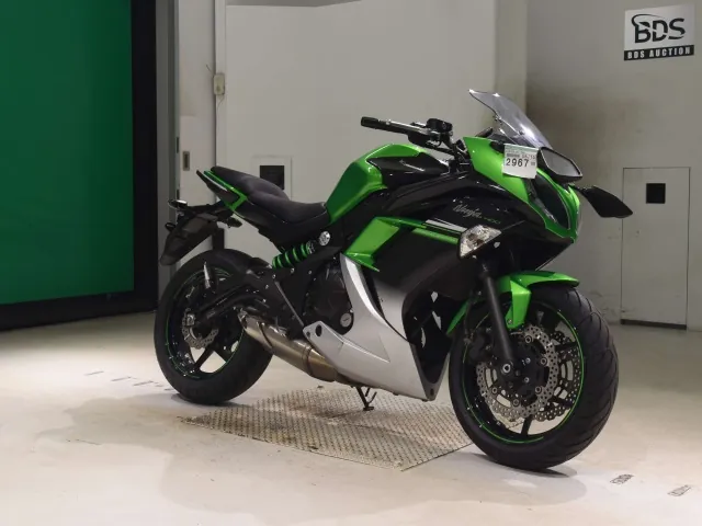 Kawasaki Ninja 400 2015, black | green, фото 3