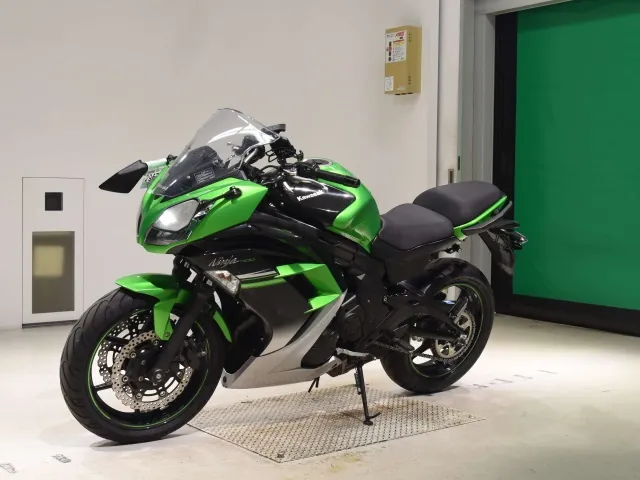 Kawasaki Ninja 400 2015, black | green, фото 4