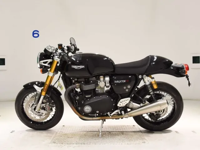 Triumph Thruxton 1200 RS 2024, чёрный, фото 2