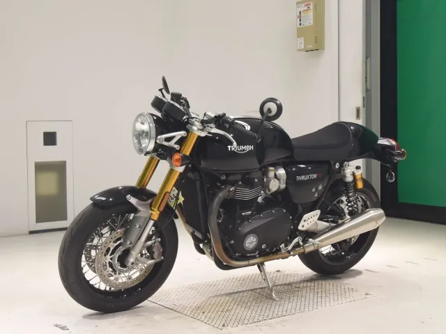 Triumph Thruxton 1200 RS 2024, чёрный, фото 4