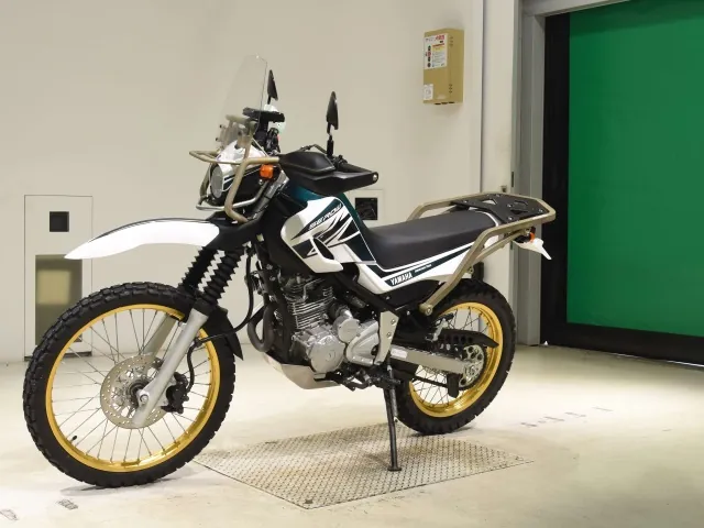 Yamaha Serow 250, белый, зелёный, фото 4