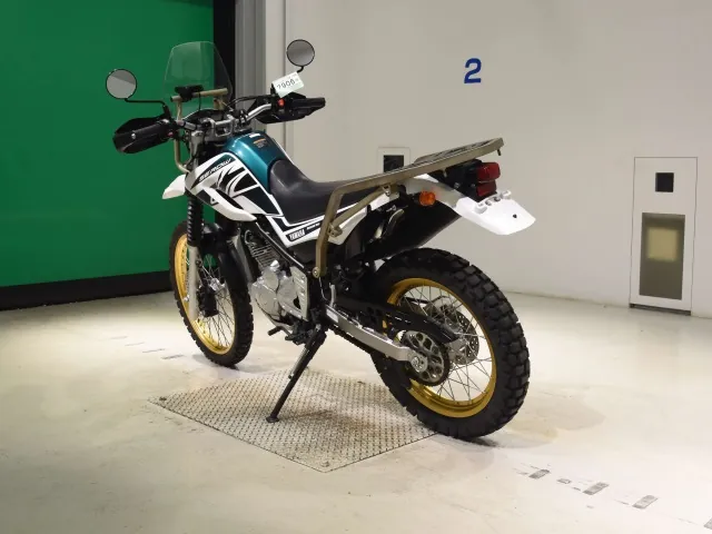 Yamaha Serow 250, белый, зелёный, фото 6