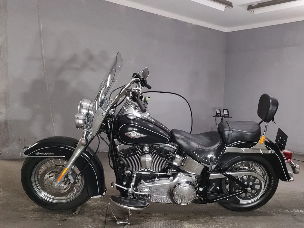 Harley-Davidson Heritage Softail Classic 2012, чёрный, фото 2