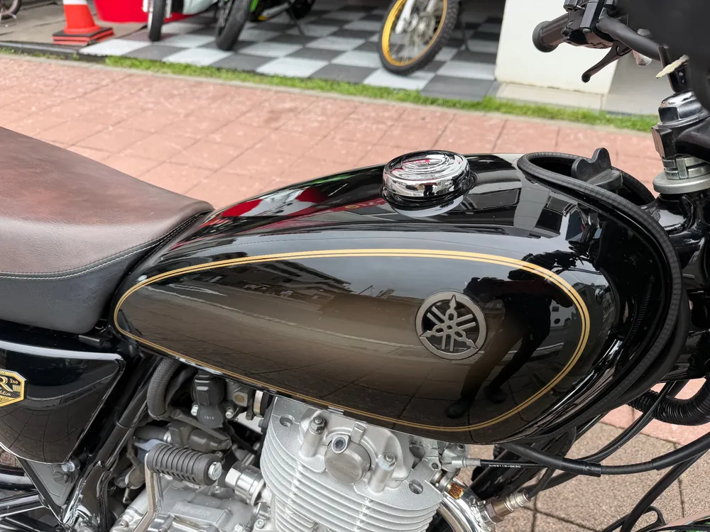 Kawasaki Estrella 2021, чёрный, light brown, фото 11