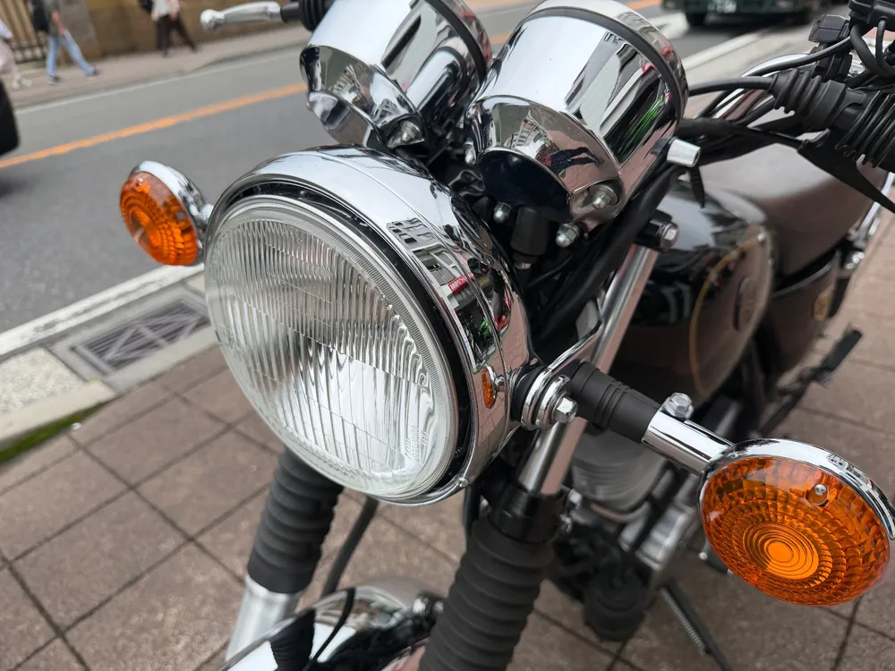 Kawasaki Estrella 2021, чёрный, light brown, фото 13