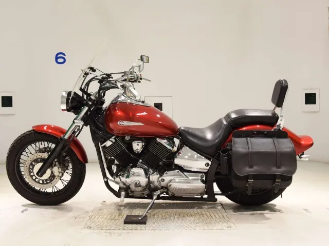 Yamaha Dragstar 1100 2000, бордовый, фото 2