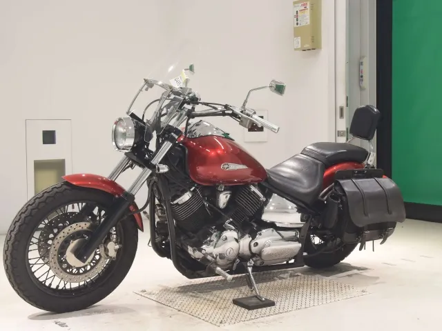 Yamaha Dragstar 1100 2000, бордовый, фото 4