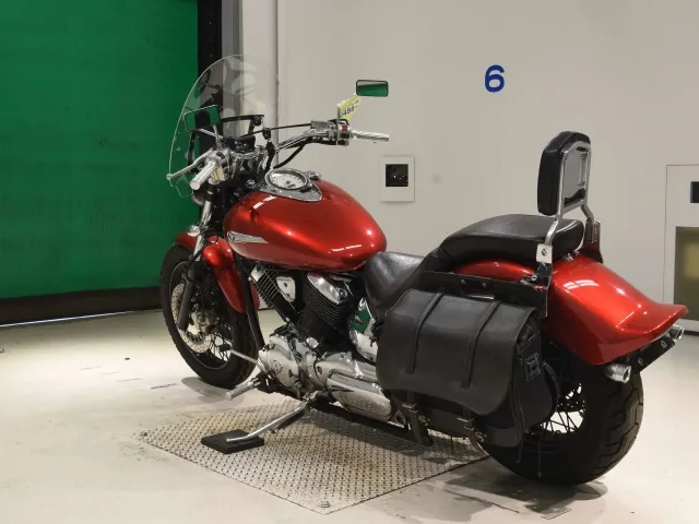 Yamaha Dragstar 1100 2000, бордовый, фото 6