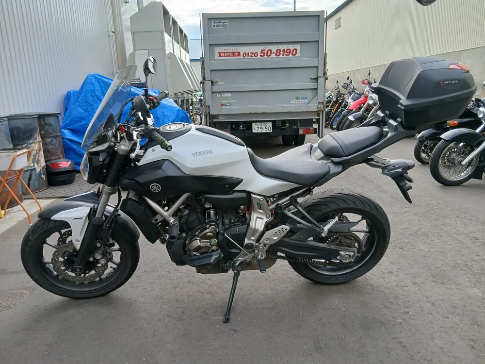 Yamaha MT-07 2016, p white, фото 2