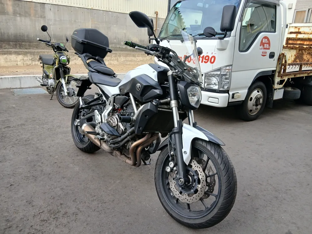 Yamaha MT-07 2016, p white, фото 4