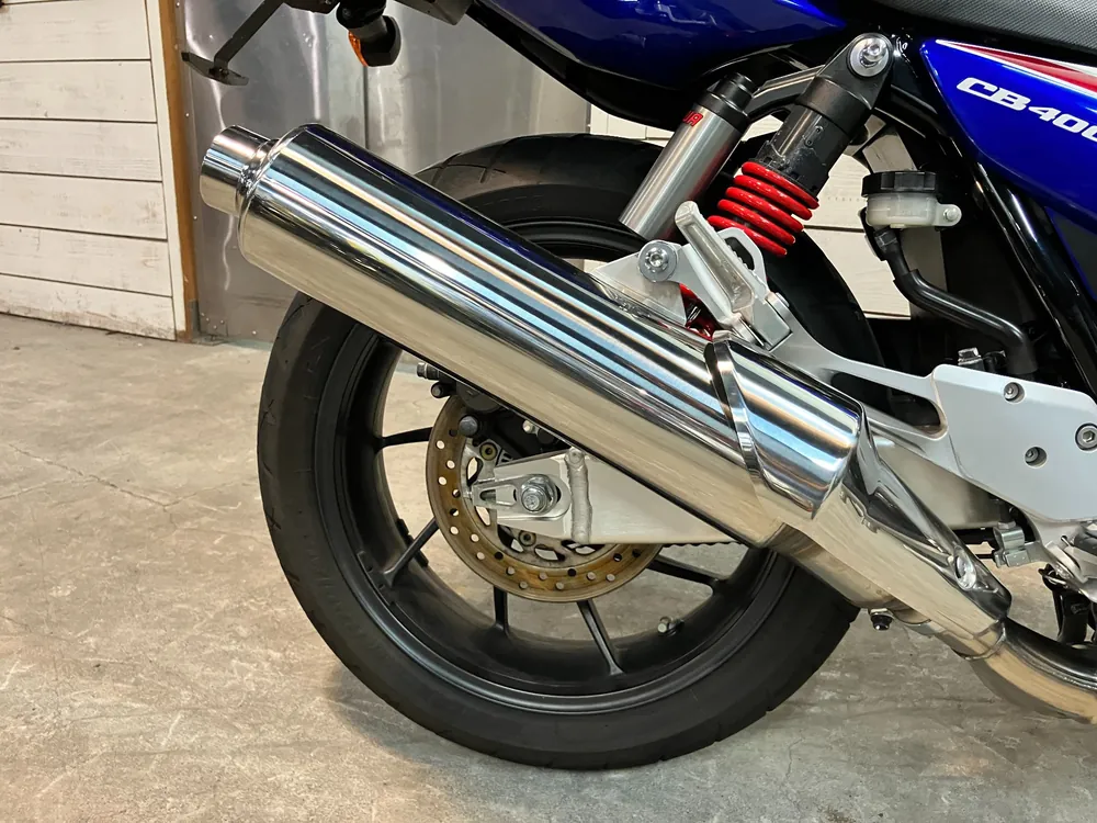 Honda CB400SB 2021, blue / white / red, фото 11
