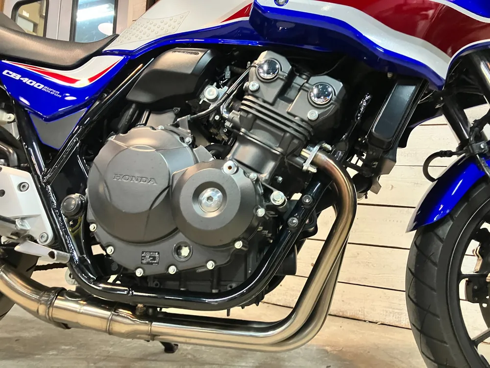 Honda CB400SB 2021, blue / white / red, фото 13