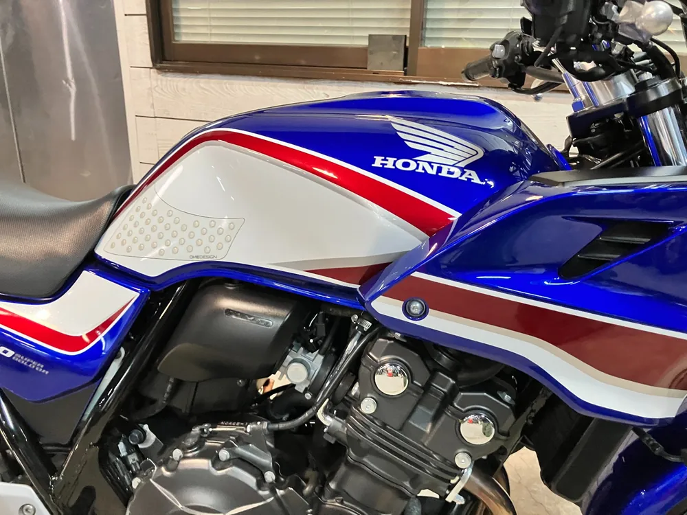 Honda CB400SB 2021, blue / white / red, фото 14