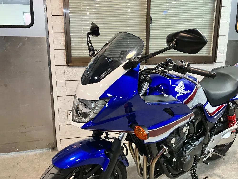 Honda CB400SB 2021, blue / white / red, фото 20