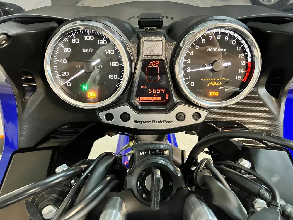 Honda CB400SB 2021, blue / white / red, фото 3