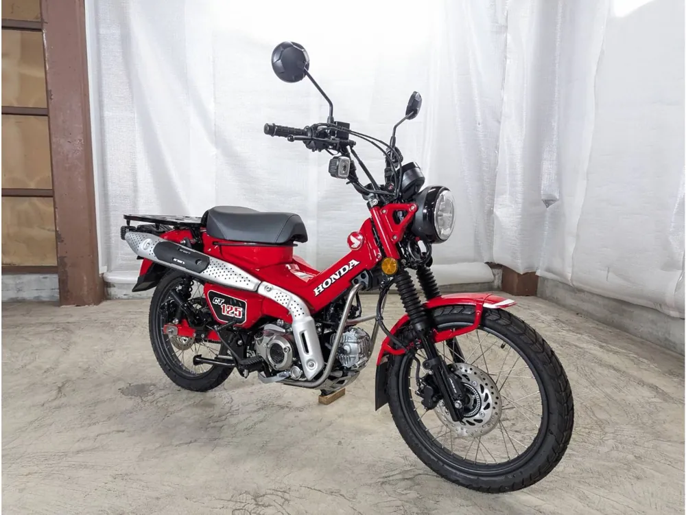 Honda CT125 Hunter Cub, красный, фото 4