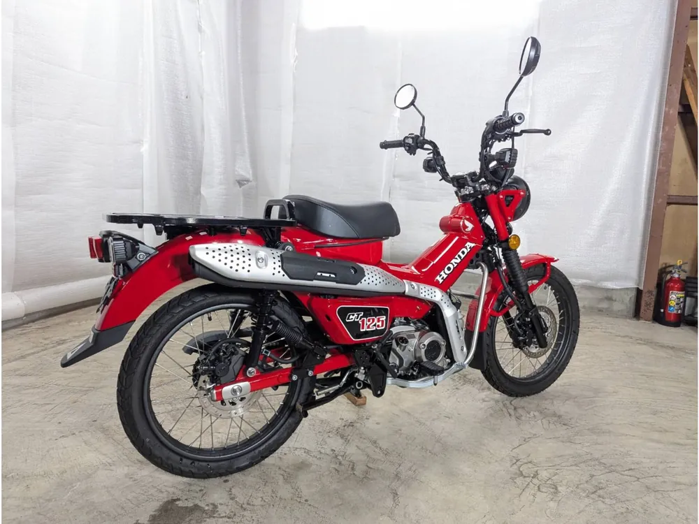 Honda CT125 Hunter Cub, красный, фото 6