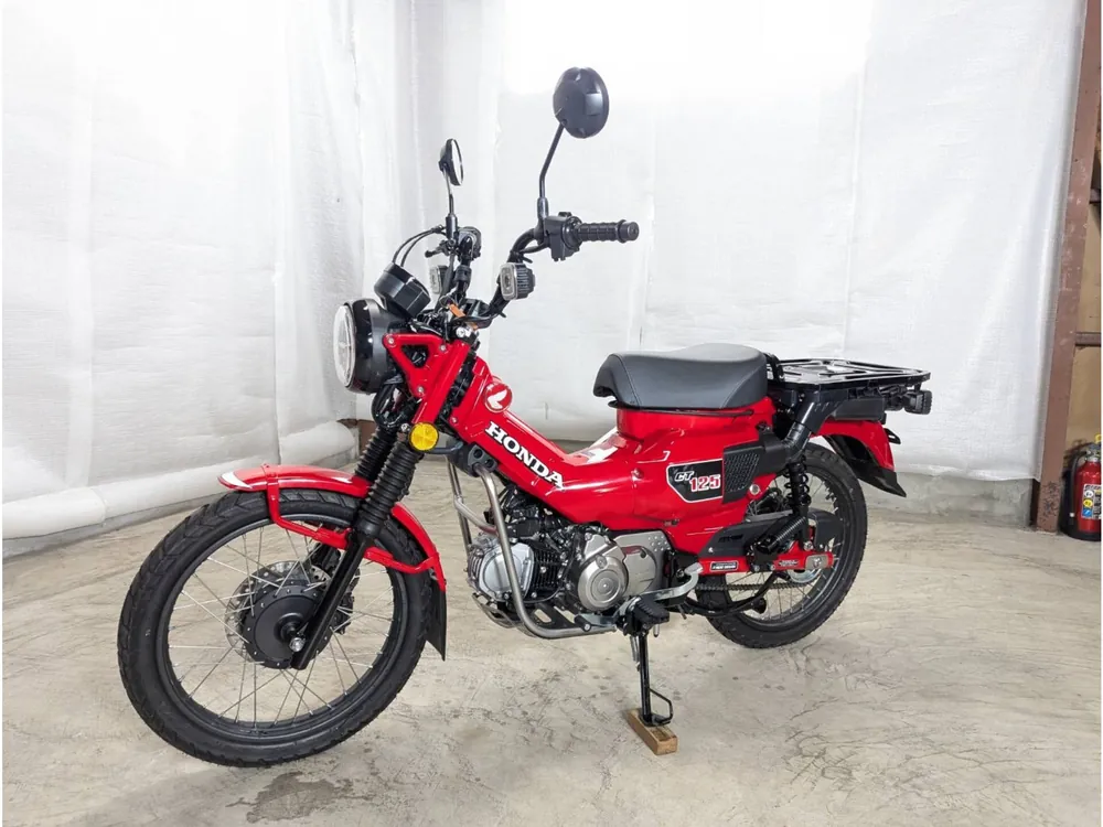 Honda CT125 Hunter Cub, красный, фото 7