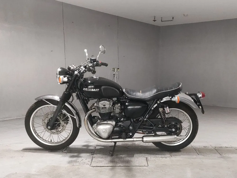 Kawasaki W400 2008, чёрный, фото 2
