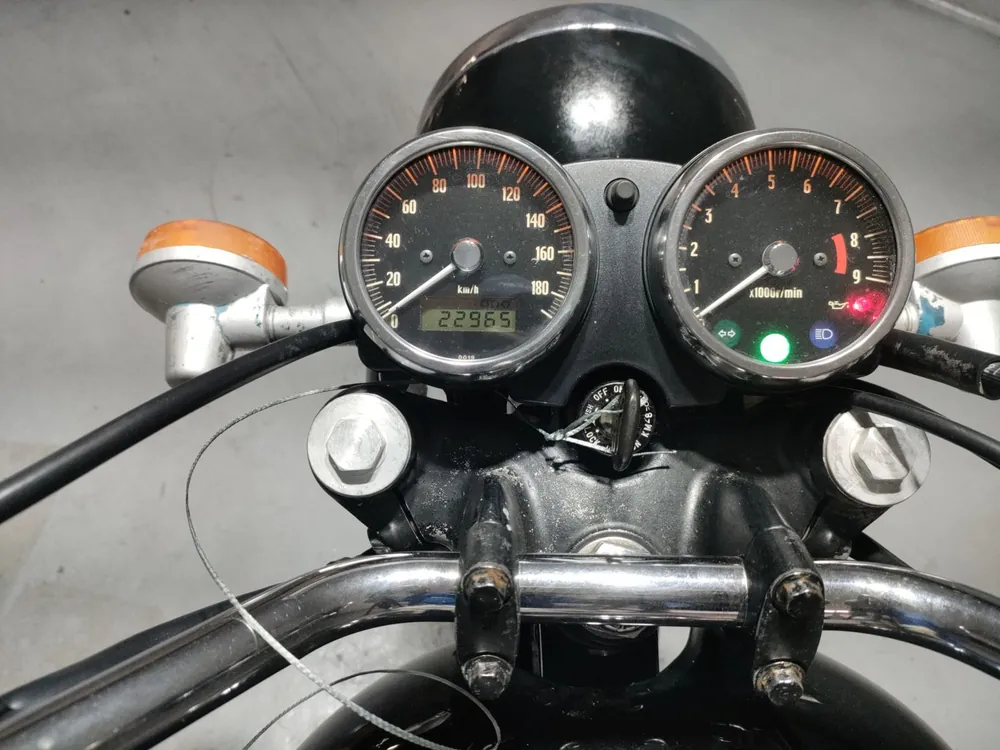 Kawasaki W400 2008, чёрный, фото 5