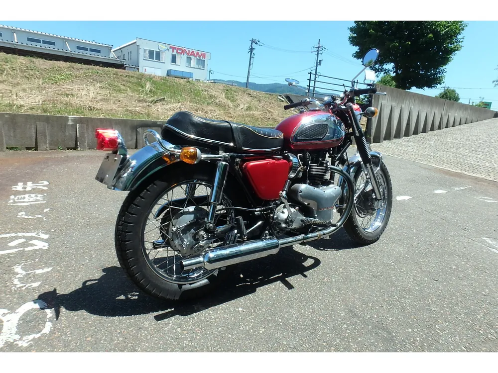 Kawasaki W1 1970, красный, фото 2