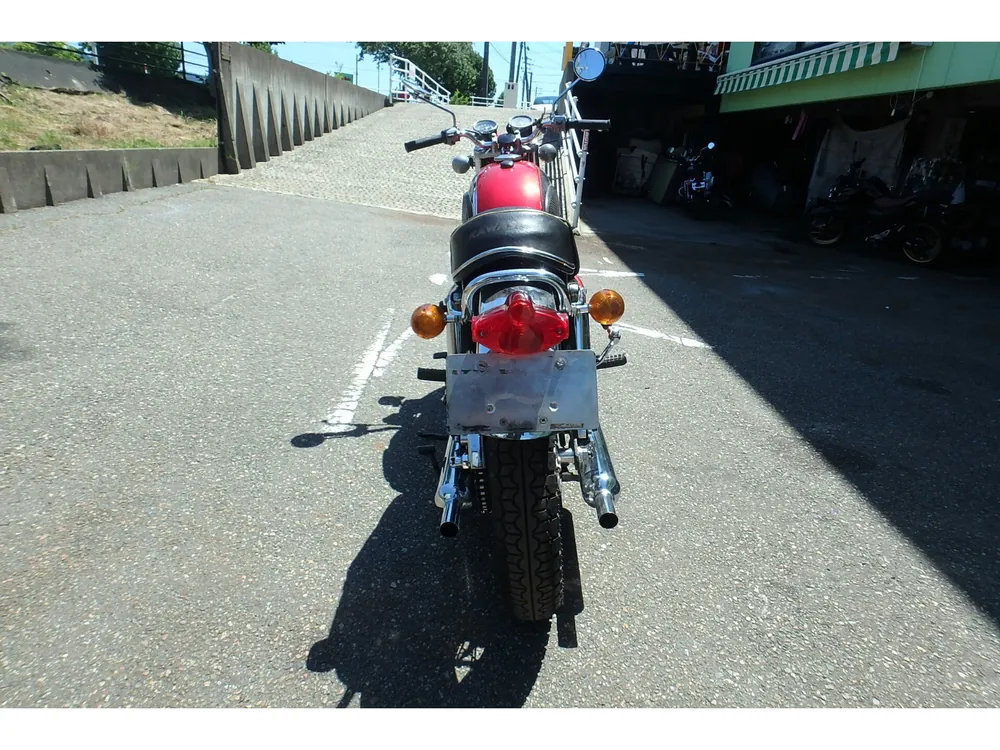 Kawasaki W1 1970, красный, фото 8
