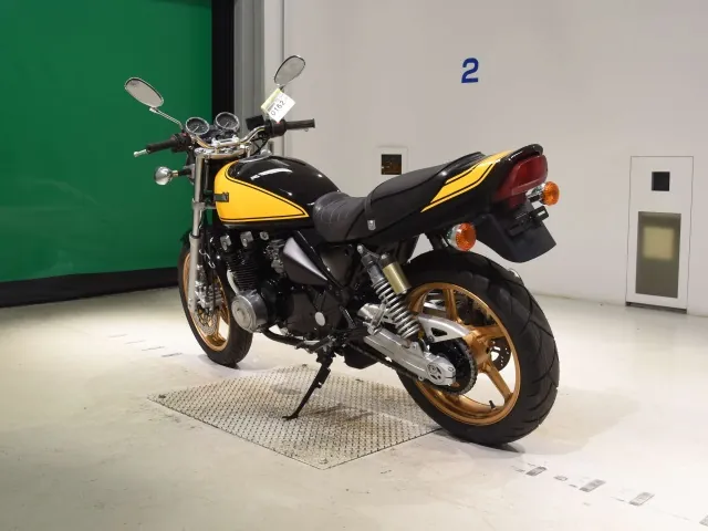 Kawasaki Zephyr 400 1996, чёрный, жёлтый, фото 6