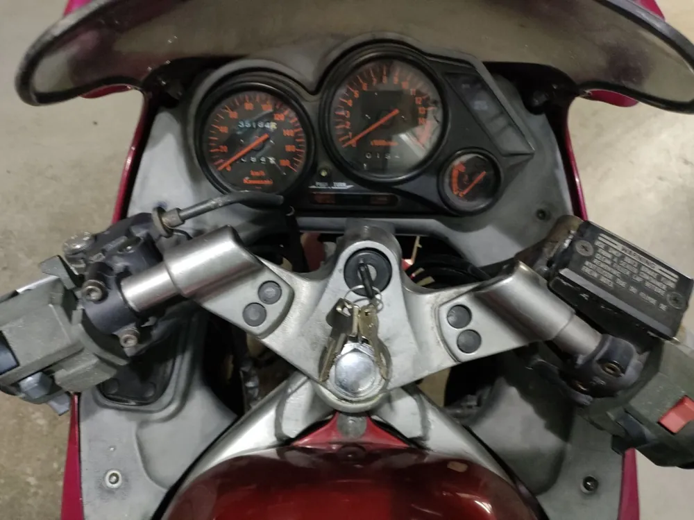 Kawasaki ZZ-R250, красный, фото 5