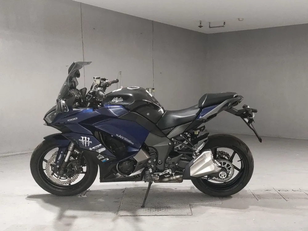 Kawasaki Ninja1000A 2018, black / blue, фото 2
