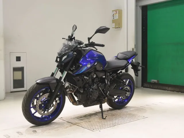 Yamaha MT-07 2022, синий, фото 4