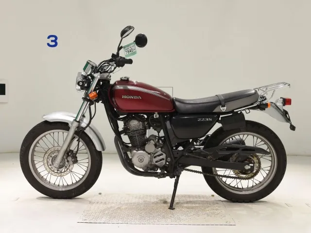 Honda CB223S, красный, фото 2