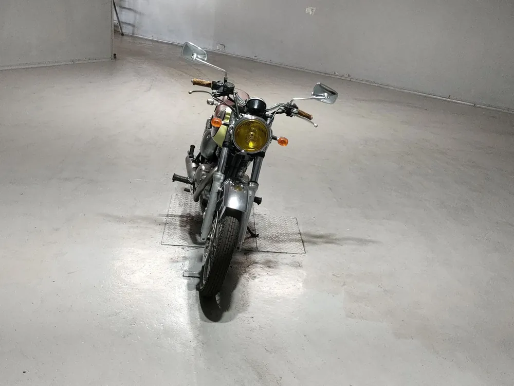 Kawasaki Estrella, silver / yellow, фото 3