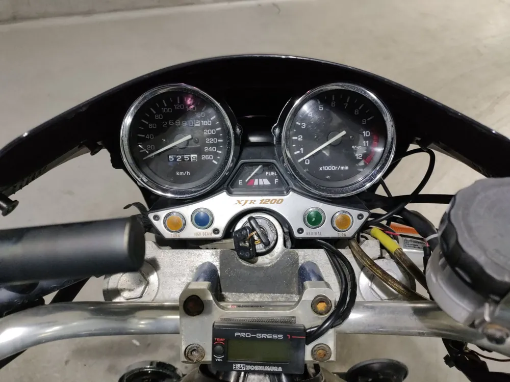 Yamaha XJR1200 1994, чёрный, фото 5
