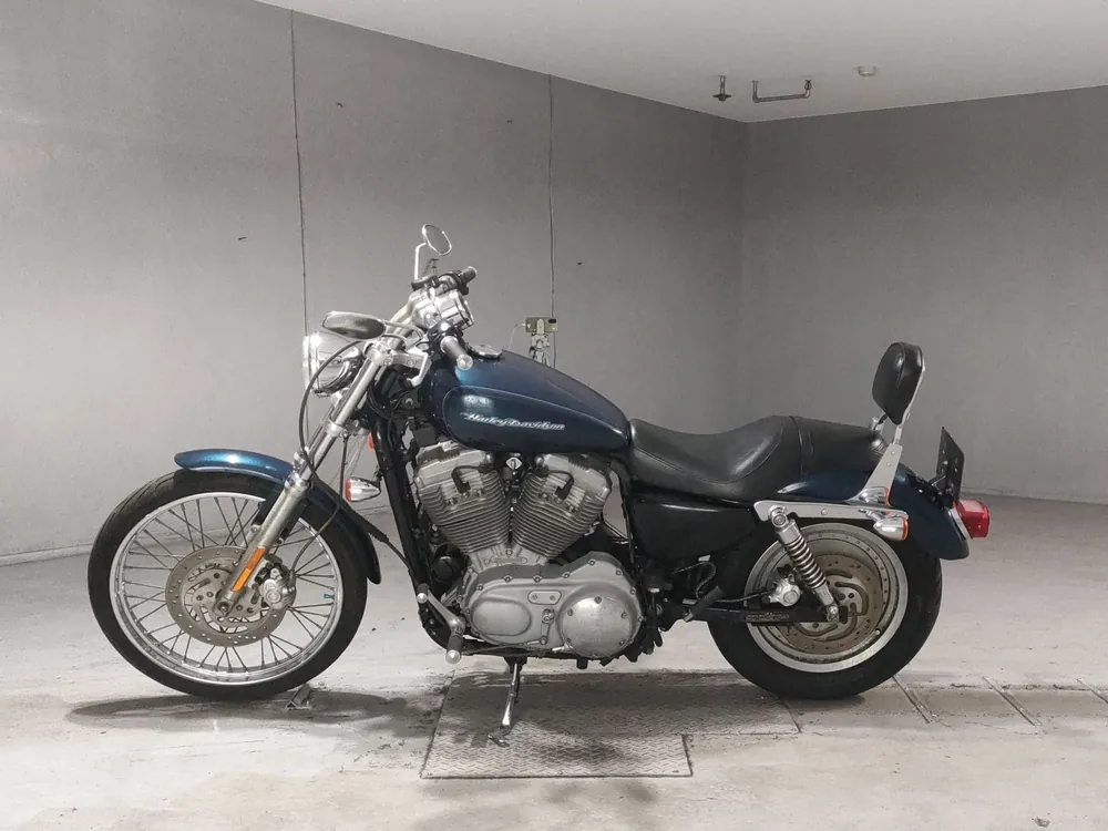 Harley-Davidson XL883C 2004, синий, фото 2