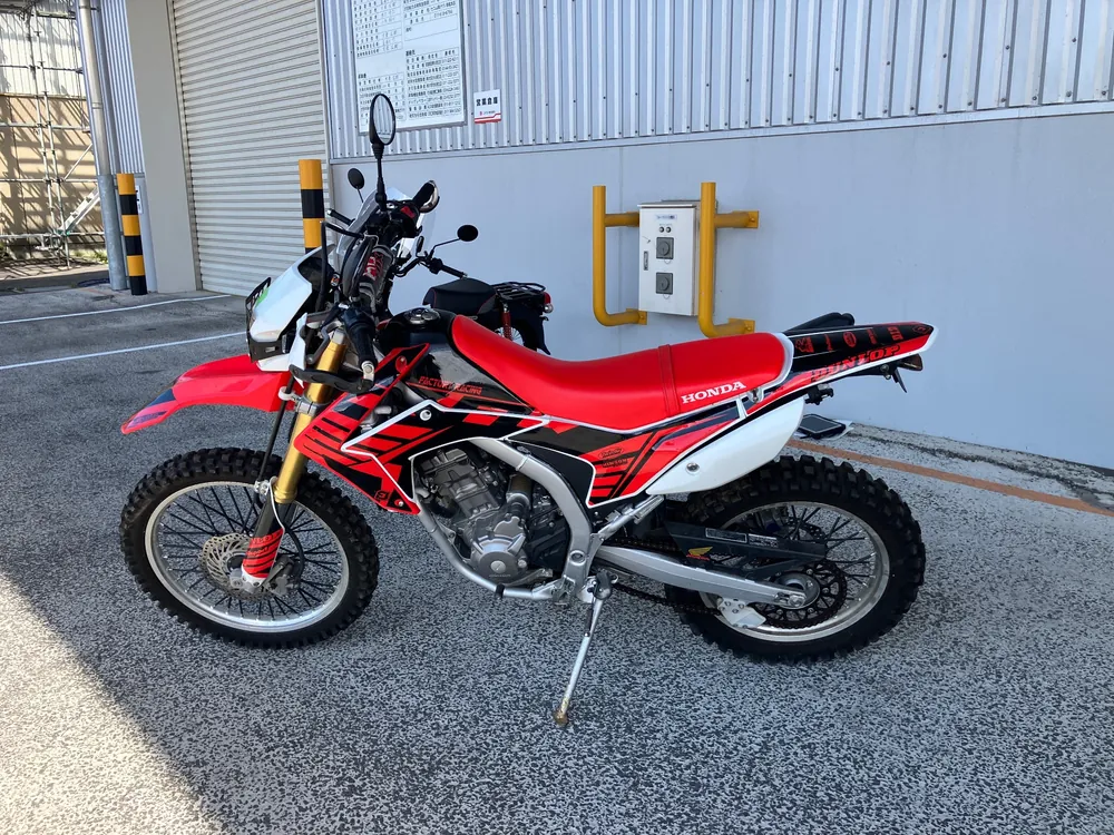 Honda CRF250L, чёрный, красный, фото 4