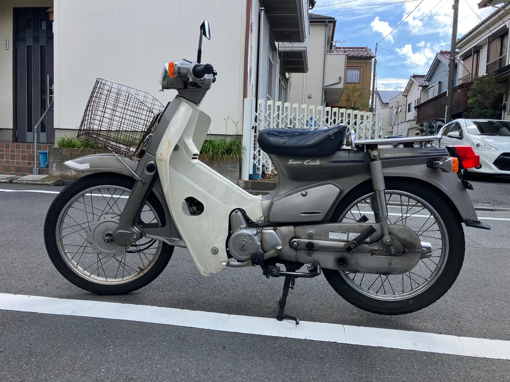 Honda Super Cub, серый, фото 2