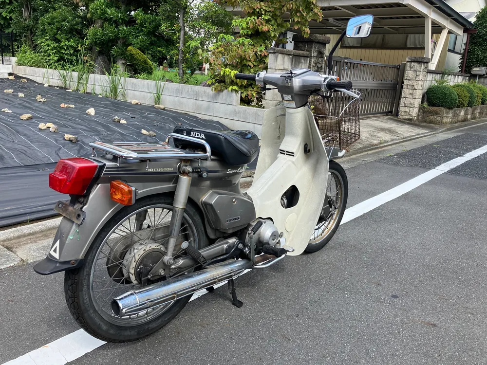Honda Super Cub, серый, фото 4