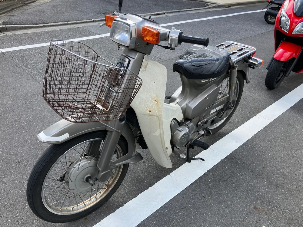 Honda Super Cub, серый, фото 5
