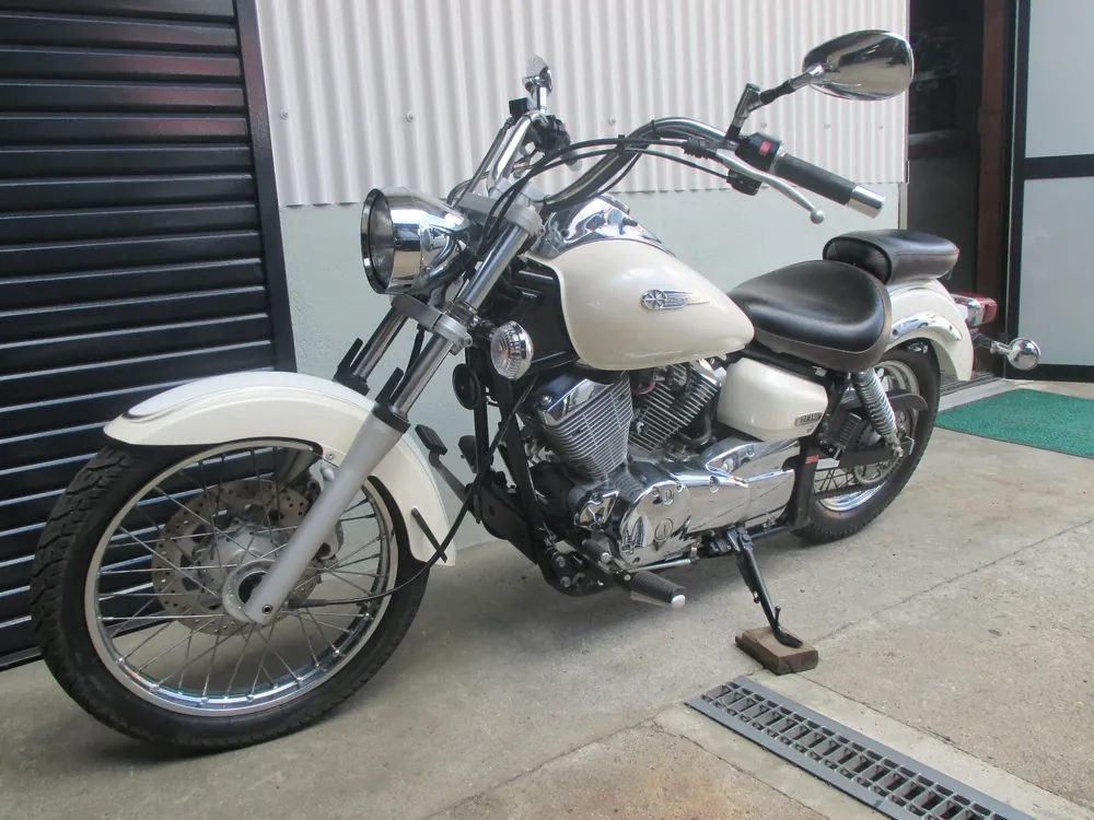 Yamaha Dragstar 250, белый, фото 9