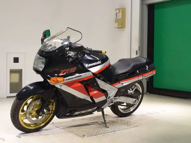 Kawasaki ZX-10 1991, красный, чёрный, фото 4