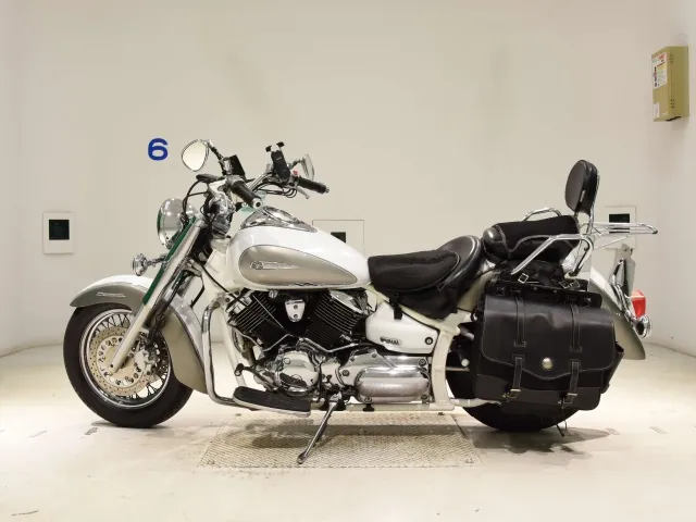 Yamaha Dragstar 1100 2008, белый, серебристый, фото 2