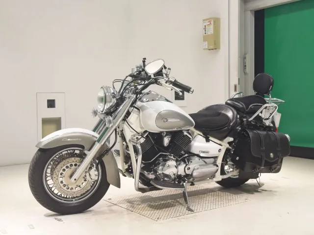 Yamaha Dragstar 1100 2008, белый, серебристый, фото 4
