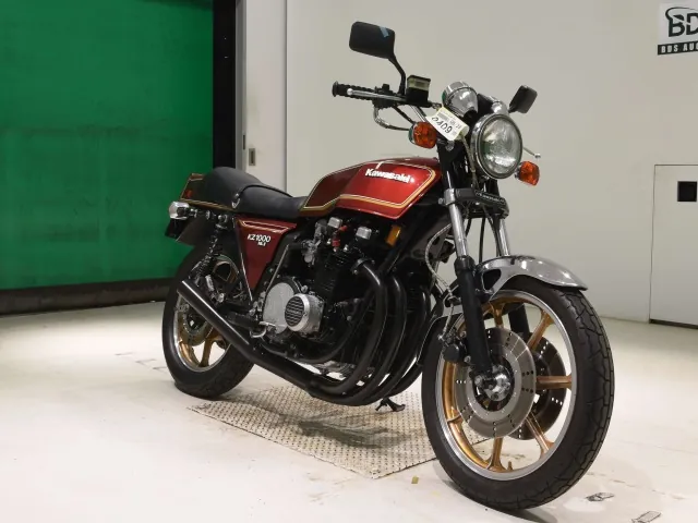 Kawasaki Z750D1 1979, красный, фото 3