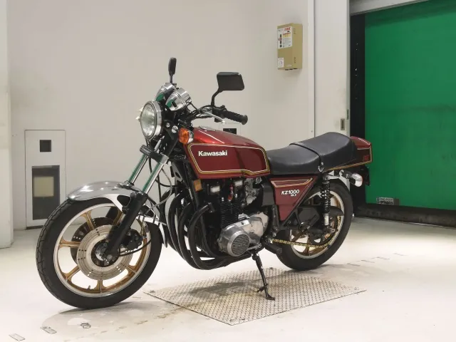 Kawasaki Z750D1 1979, красный, фото 4