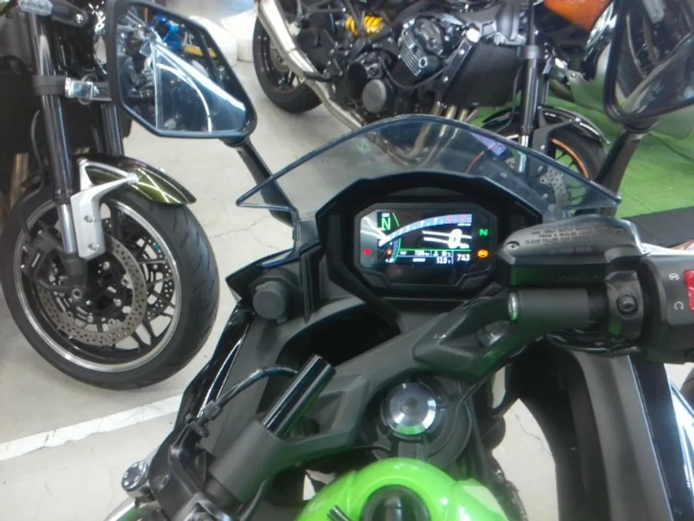 Kawasaki Ninja650A 2022, black/green, фото 3