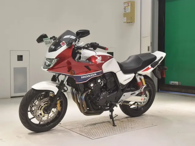 Honda CB400SB 2014, white | red | blue, фото 4